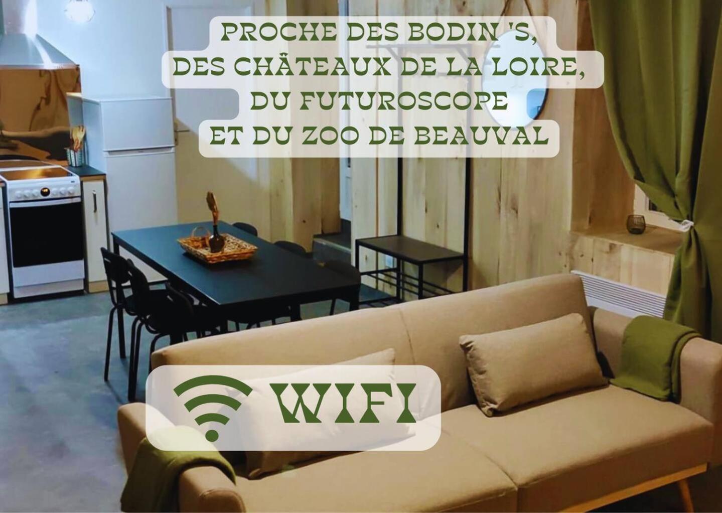 Appartement 2 Chambres Avec Wifi Centre De Descartes Eksteriør bilde